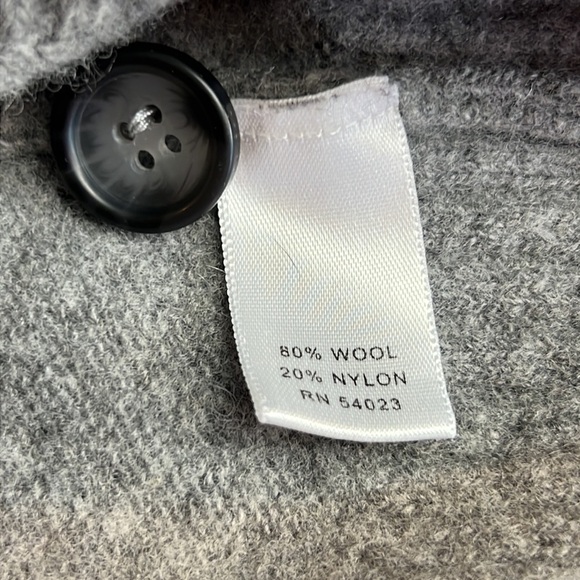 Banana Republic Mens Wool Blend Sweater Size Large Grey Italian Yarn Minimalist - Picture 6 of 8